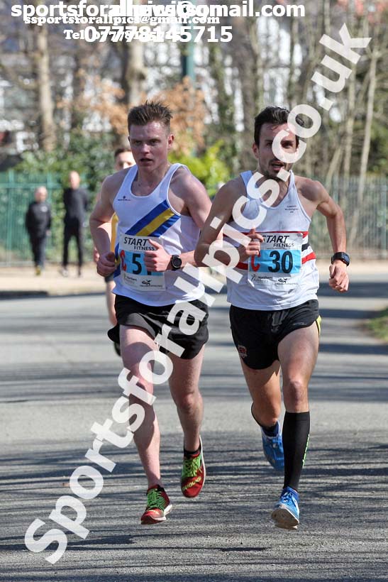 Senior mens Northern 12 Stage Road Relay Champs., Birkenhead Park. Photo: David T. Hewitson/Sports for All Pics